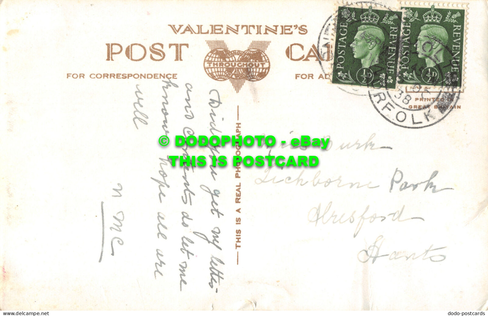 R499742 74910. Sandringham House. S. W. Valentines. RP. 1938 - Monde