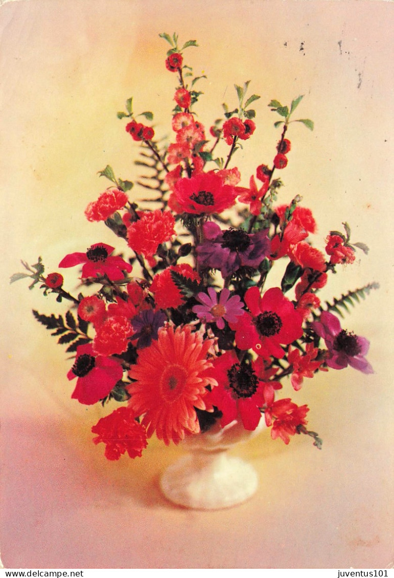 CPSM Bouquet De Fleurs-Timbre   L2921 - Fleurs