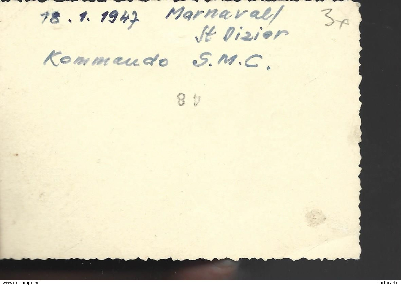 52 126 0524 WW2 WK2 HAUTE MARNE ST DIZIER MARNAVAL CAMP DE SOLDATS ALLEMANDS PRISONNIERS 1947 - Krieg, Militär