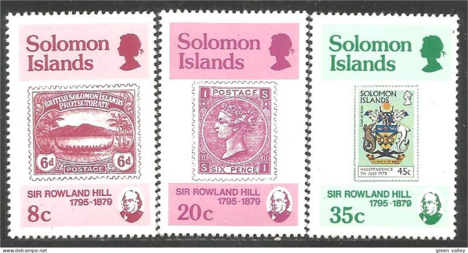 TT-23 Solomon Rowland Hill MNH ** Neuf SC - Briefmarken Auf Briefmarken