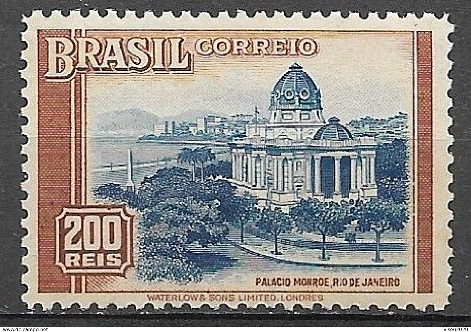 Brasil Brazil 1937 - Propaganda Turística - RHM C119 - Unused Stamps