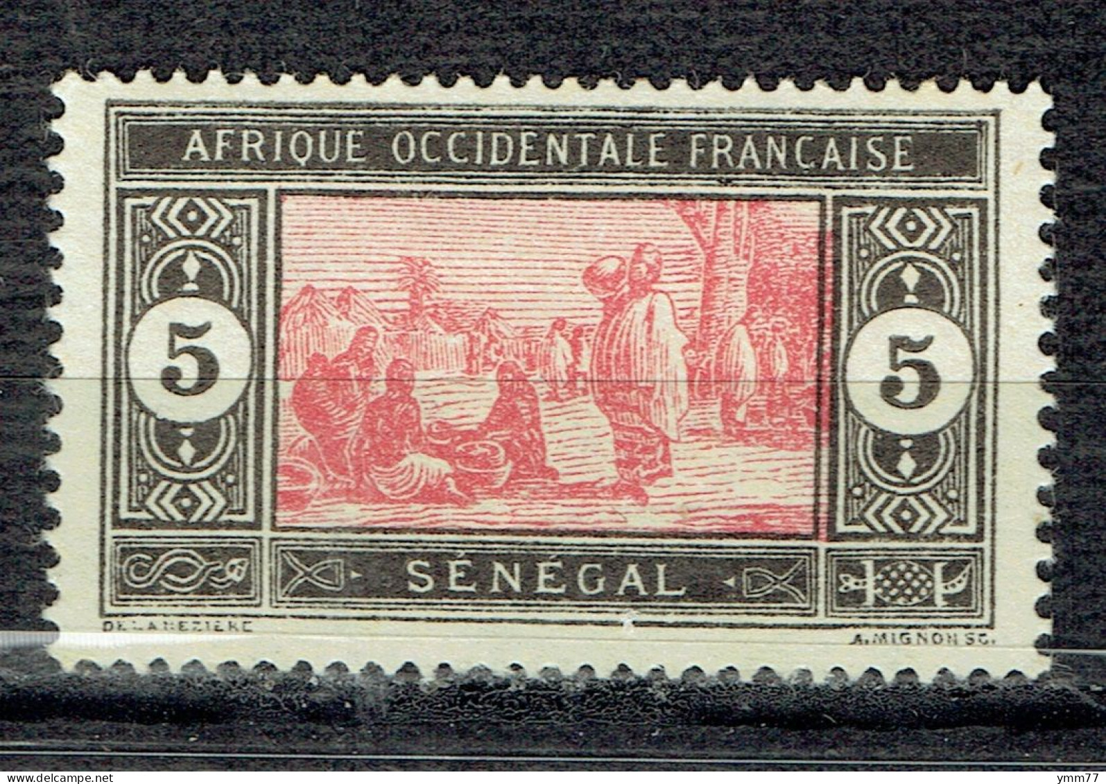 Série Courante : Marché Indigène - Unused Stamps