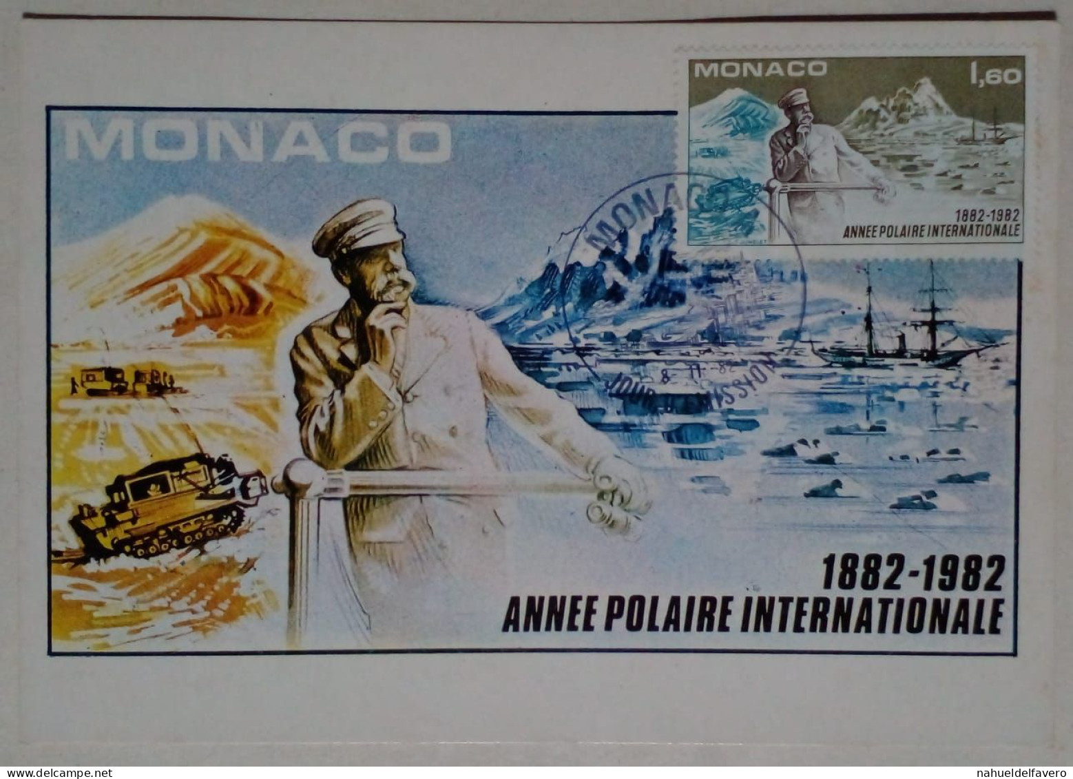 Monaco - Carte Postale Sur Le Thème De L'Année Polaire Internationale (1982) - Autres & Non Classés