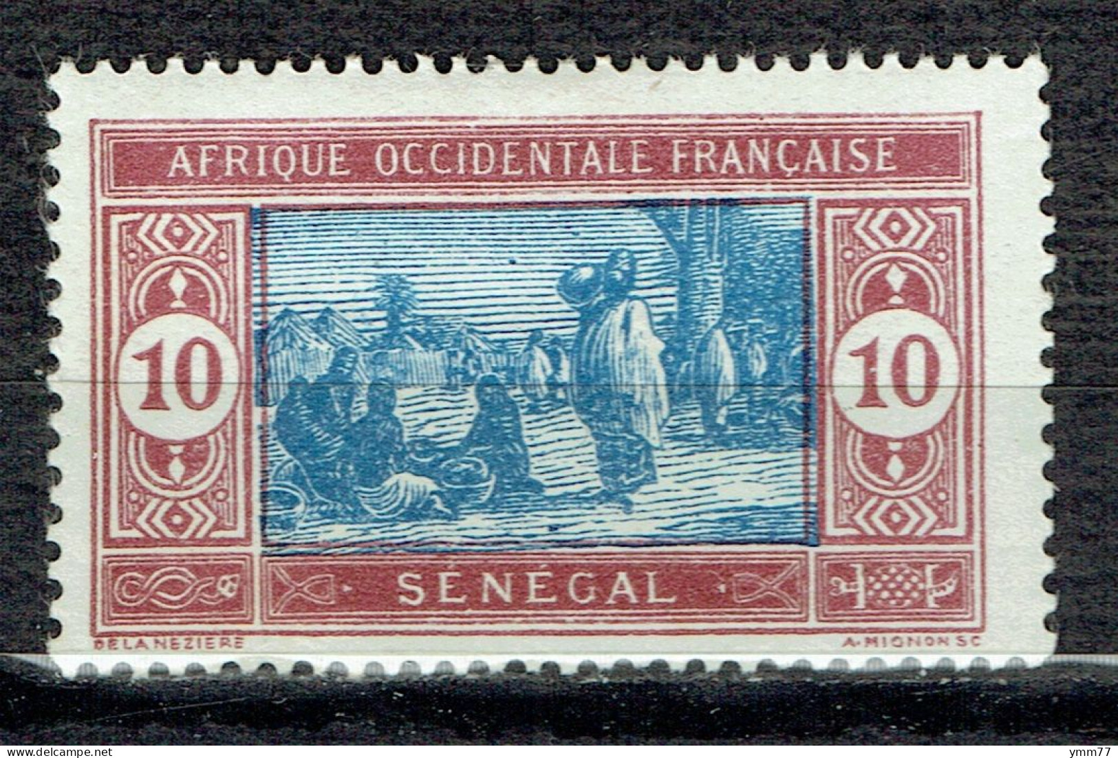 Série Courante : Marché Indigène - Unused Stamps