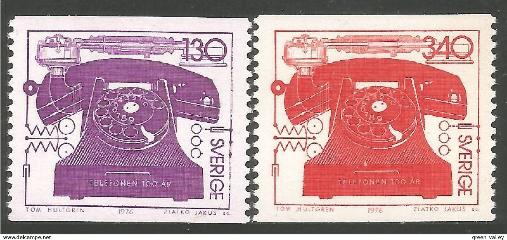 TL-20 Sweden 100th Graham Bell Telephone Telefono Telecommunications MNH ** Neuf SC - Télécom