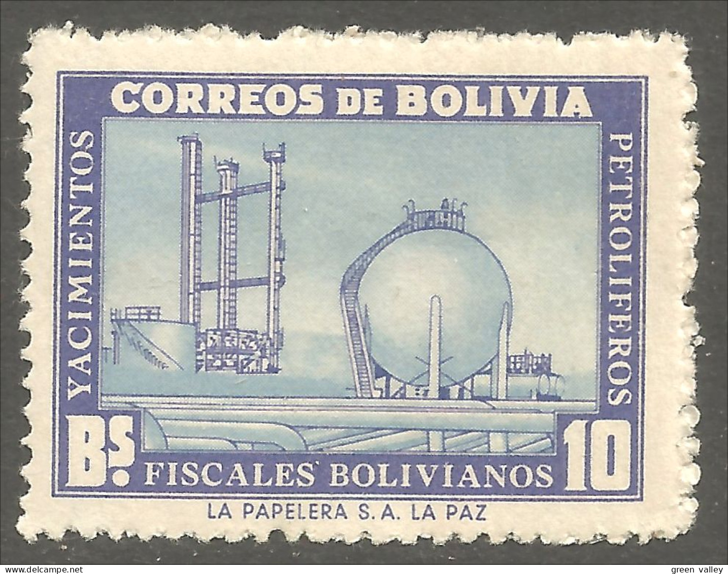 SC-2 Bolivie Pétrole Oil Gas Raffinerie Refinery - Oil