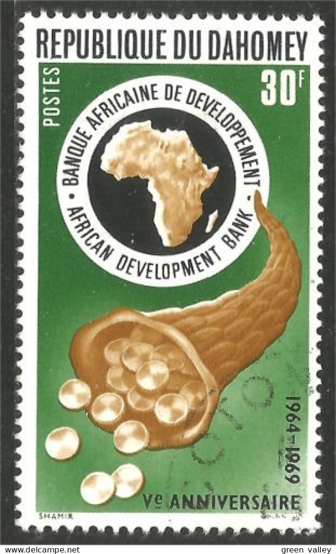 Ca-7 Dahomey Carte Afrique Banque Bank Africa Map Cartina Karte Mapa Kaart - Geografía