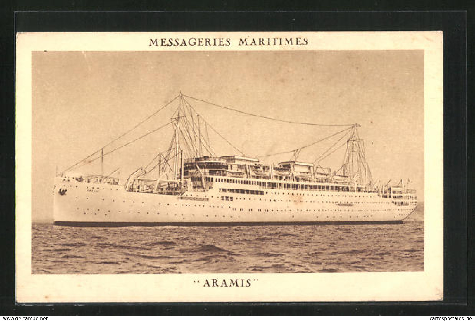 AK Passagierschiff Aramis In Ruhiger See  - Paquebots