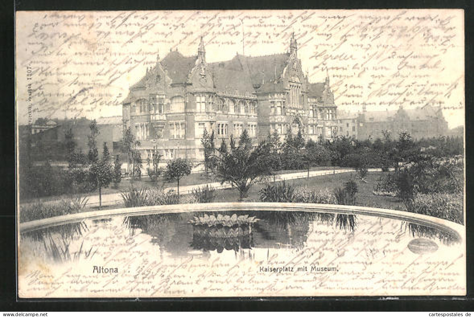 AK Hamburg-Altona, Kaiserplatz Mit Museum  - Altona