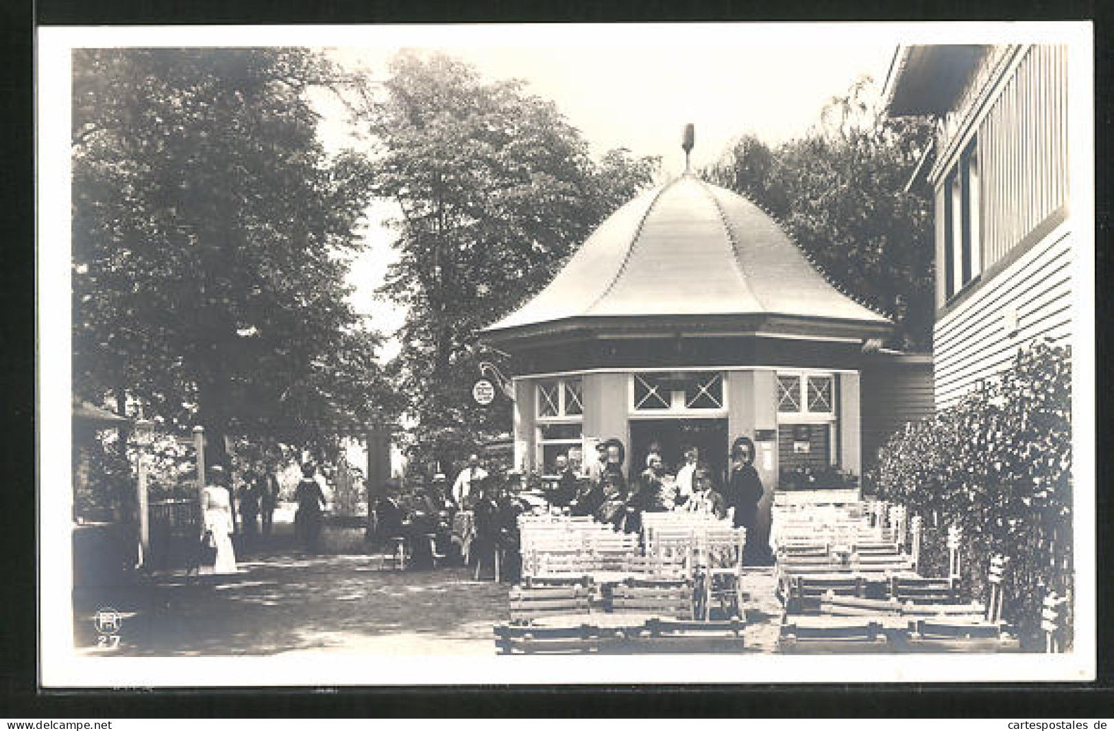 AK Hamburg-Altona, Gartenbau-Ausstellung 1914, Gasthaus Zum Grünen Kranz  - Ausstellungen