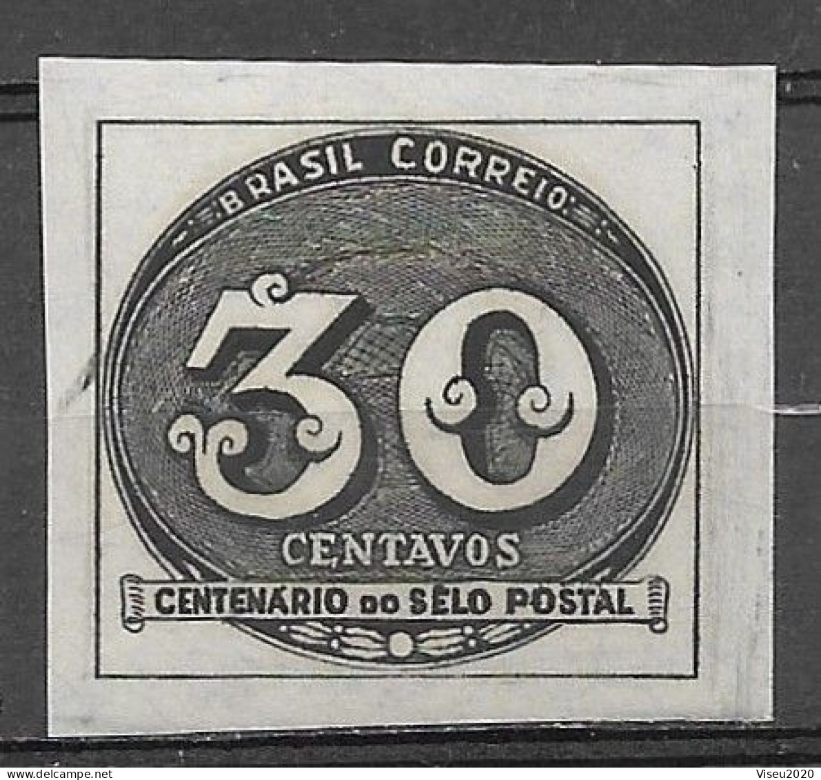 Brasil Brazil 1943 - Centenário Do Selo Postal Brasileiro - RHM C180 - Ongebruikt