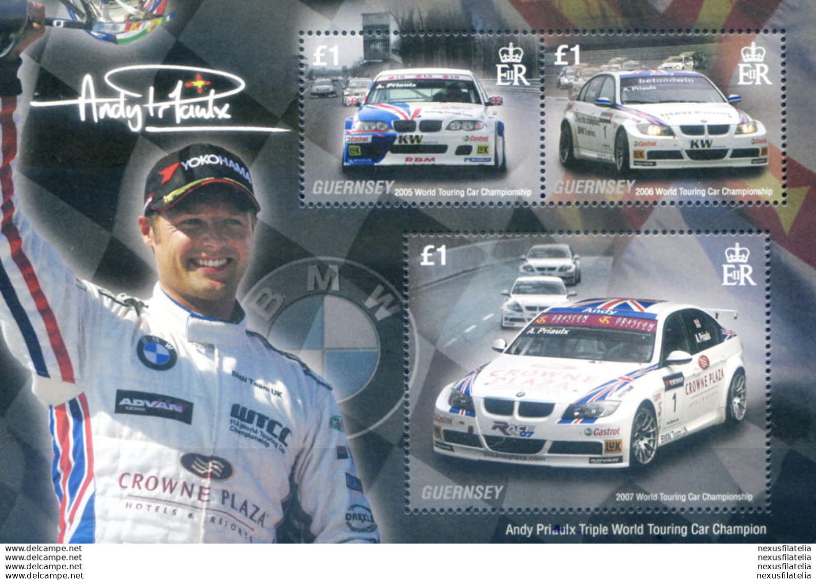 Sport. Automobilismo. Andy Priaulx 2008. - Guernsey