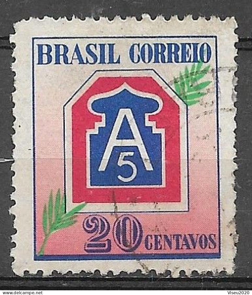 Brasil Brazil 1945 - FEB Força Expedicionária Brasileira - RHM C206 - Oblitérés