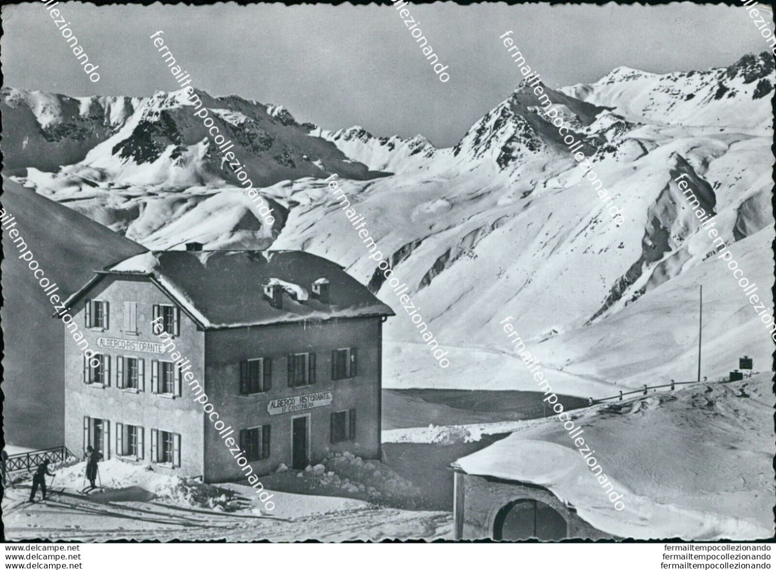 M707 Cartolina Passo Dello Stelvio L'albergo IV Cantoniera Provincia Di Sondrio - Sondrio