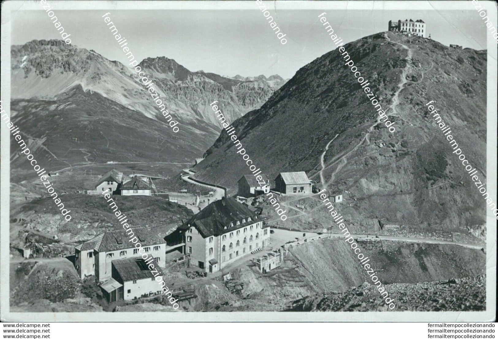 Bm288 Cartolina Albergo Passo Dello Stelvio Hotel Stilfsetoch Sondrio - Sondrio