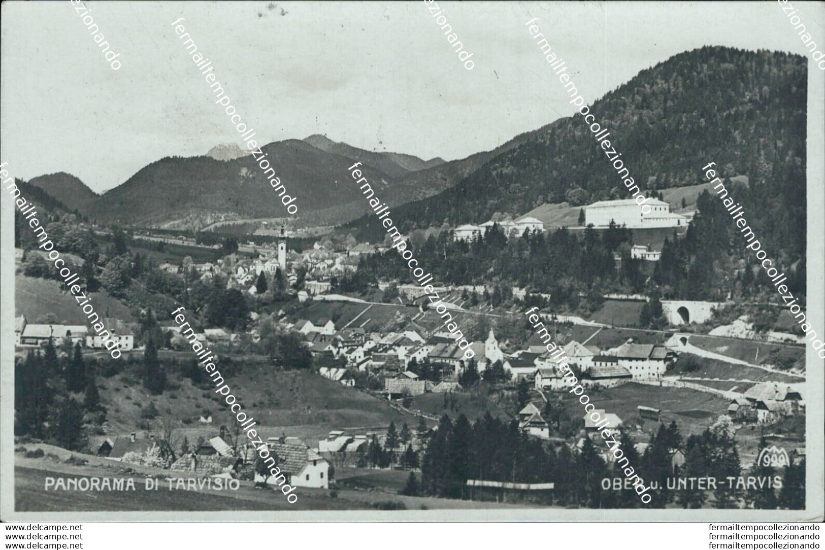 Bf340 Cartolina Panorama Di Tarvisio - Udine