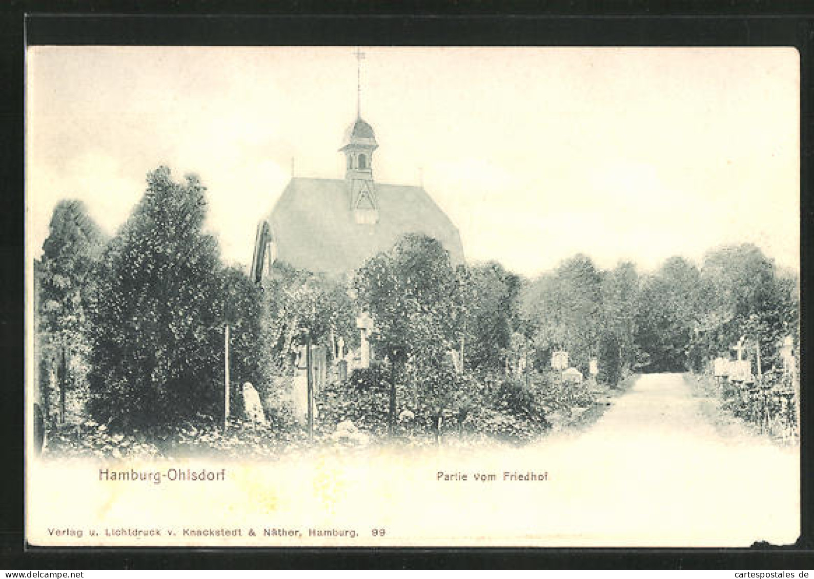 AK Hamburg-Ohlsdorf, Kapelle Auf Dem Friedhof  - Nord