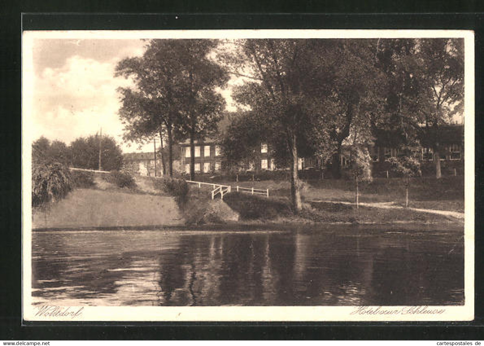 AK Hamburg-Wohldorf, Vor Dem Hotel Zur Schleuse  - Wandsbek