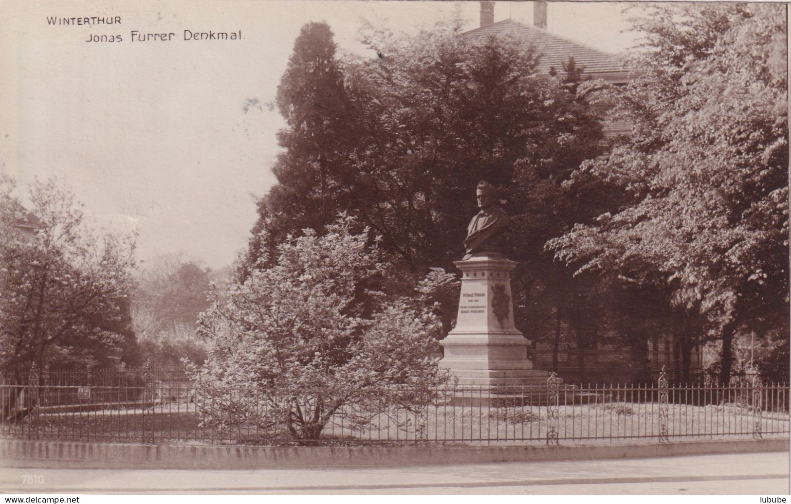 Winterthur -  Jonas Furrer Denkmal       1917 - Winterthur