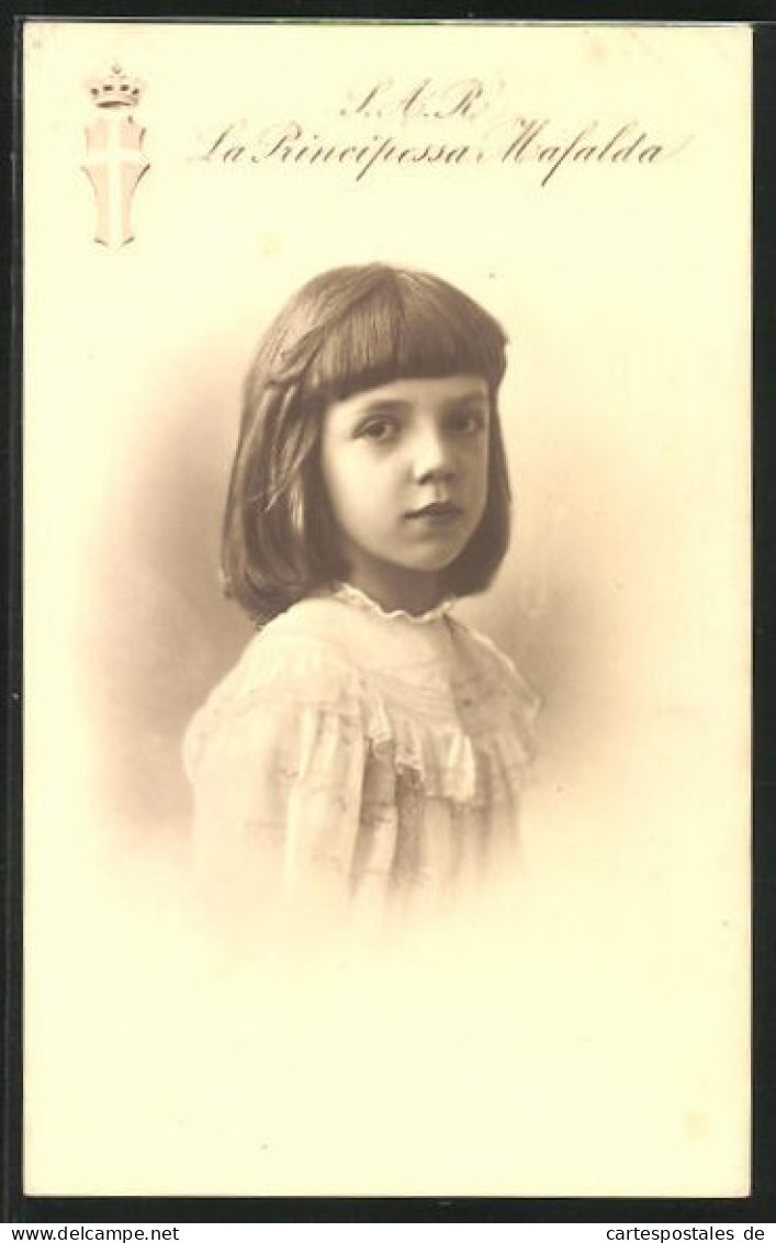 Cartolina S.A.R. La Principessa Mafalda, Die Kindliche Prinzessin Von Italien  - Koninklijke Families