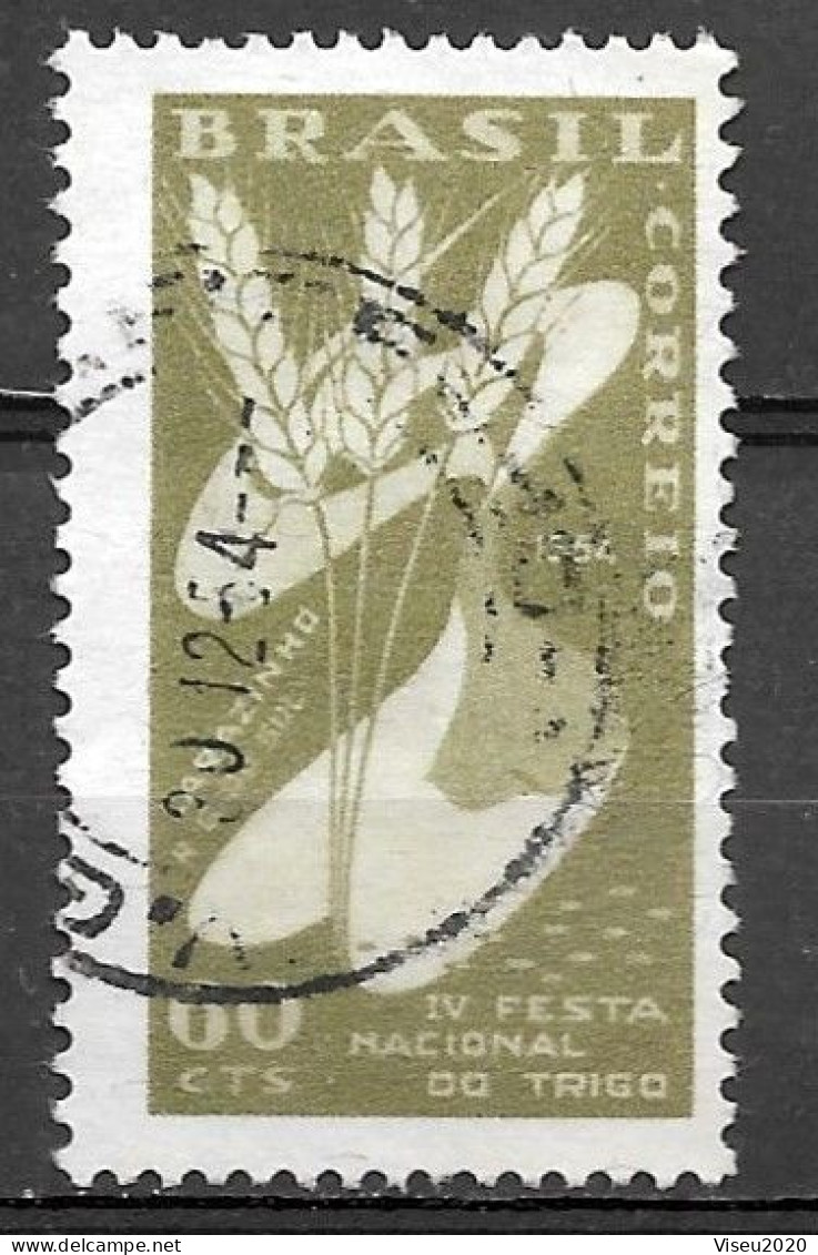 Brasil Brazil 1954 C 352 - 4ª Festa Nacional Do Trigo Carazinhos~RS - Oblitérés