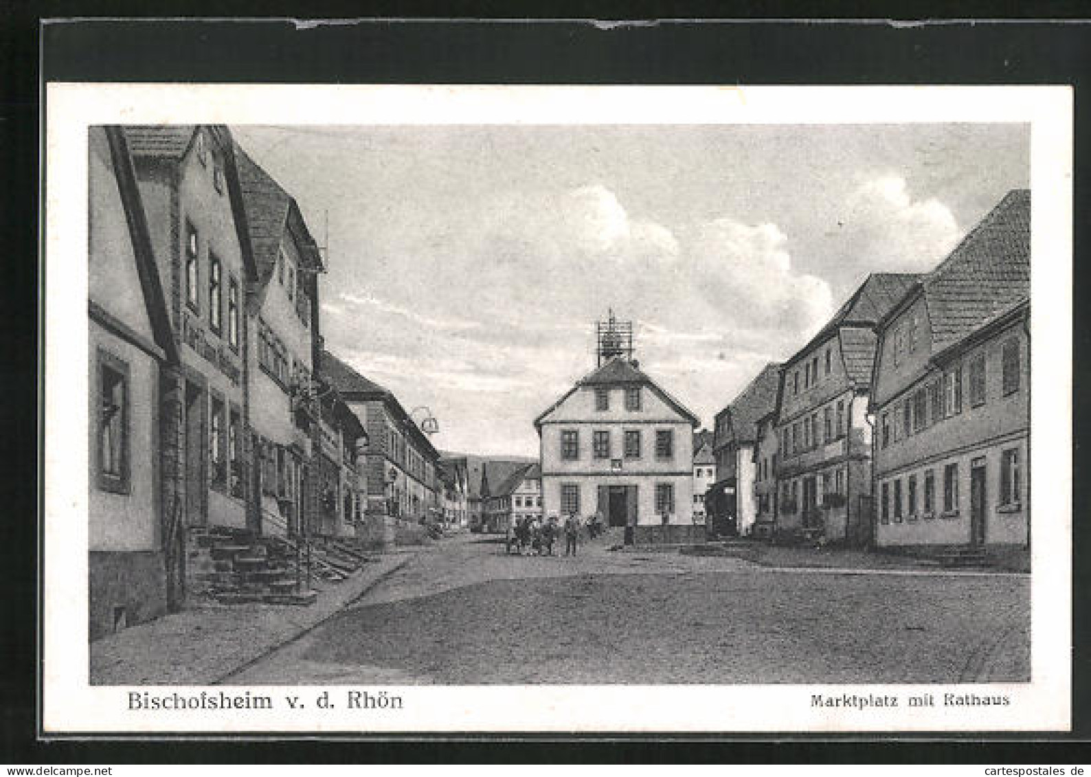 AK Bischofsheim /Rhön, Marktplatz Mit Rathaus  - Other & Unclassified