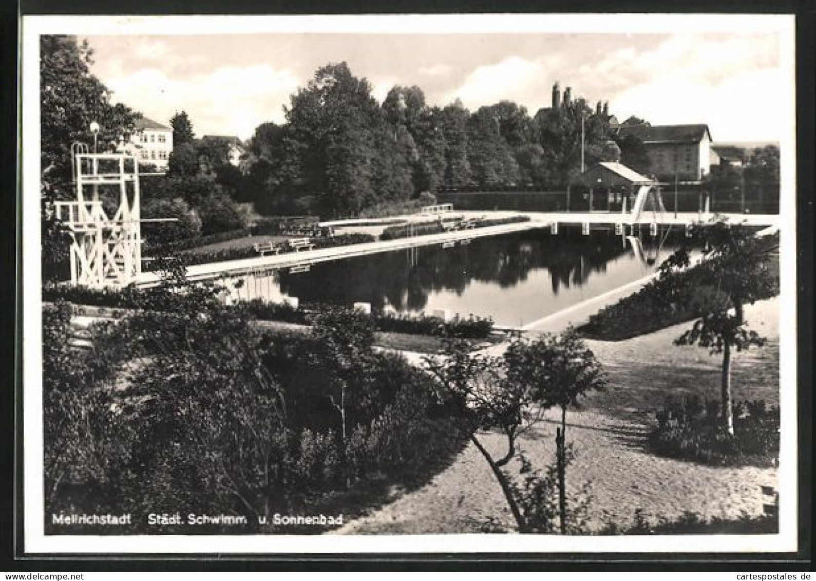 AK Mellrichstadt, Städt. Schwimm- Und Sonnenbad  - Mellrichstadt