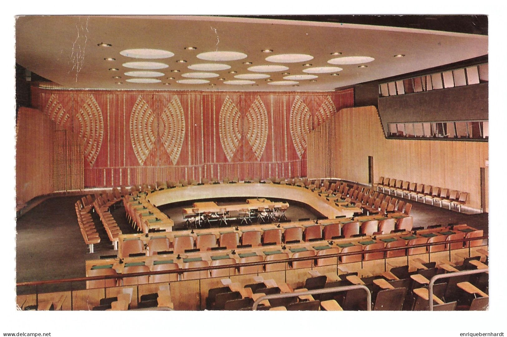 UNITED STATES // NEW YORK CITY // UNITED NATIONS // ECONOMIC AND SOCIAL COUNCIL CHAMBER - Andere & Zonder Classificatie