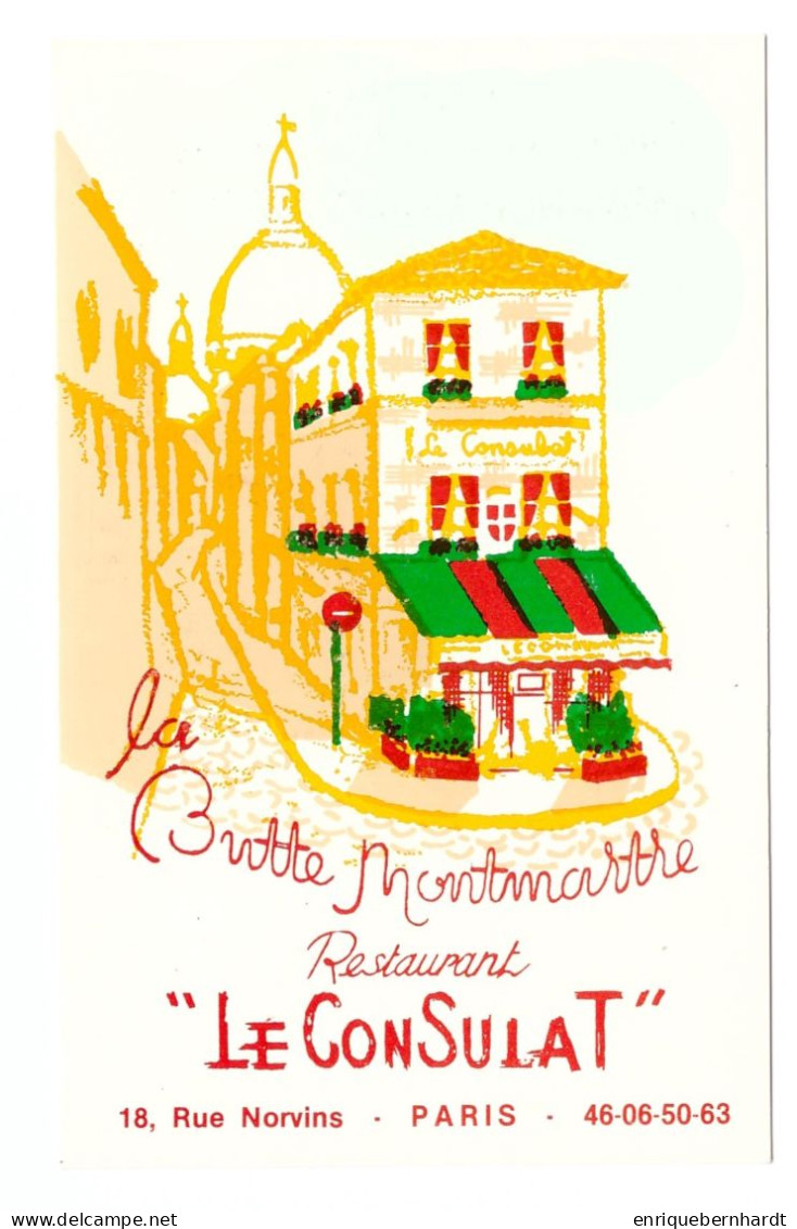 FRANCE // PARIS // RESTAURANT "LE CONSULAT" // LA BUTTE MONTMARTRE - Restaurants