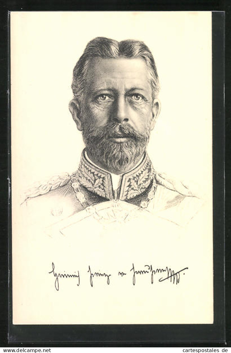 AK Prinz Heinrich Von Preussen In Uniform  - Königshäuser