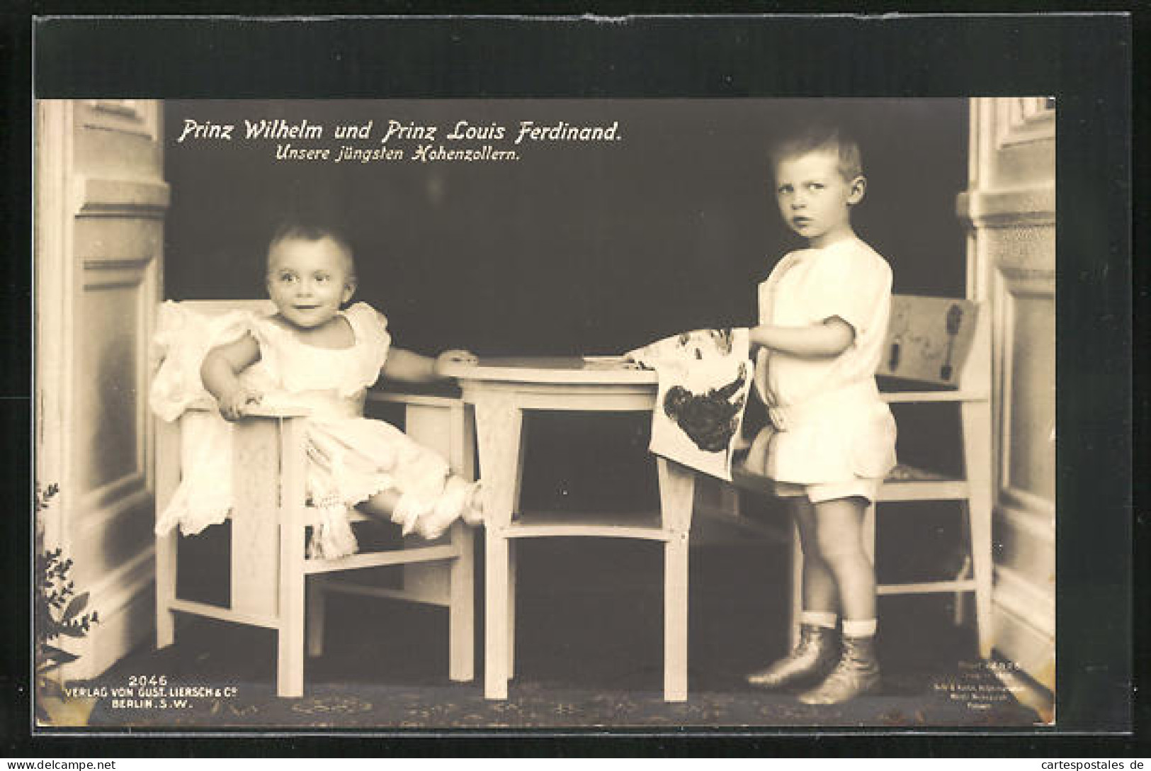 AK Prinz Wilhelm Und Prinz Louis Ferdinand  - Familles Royales