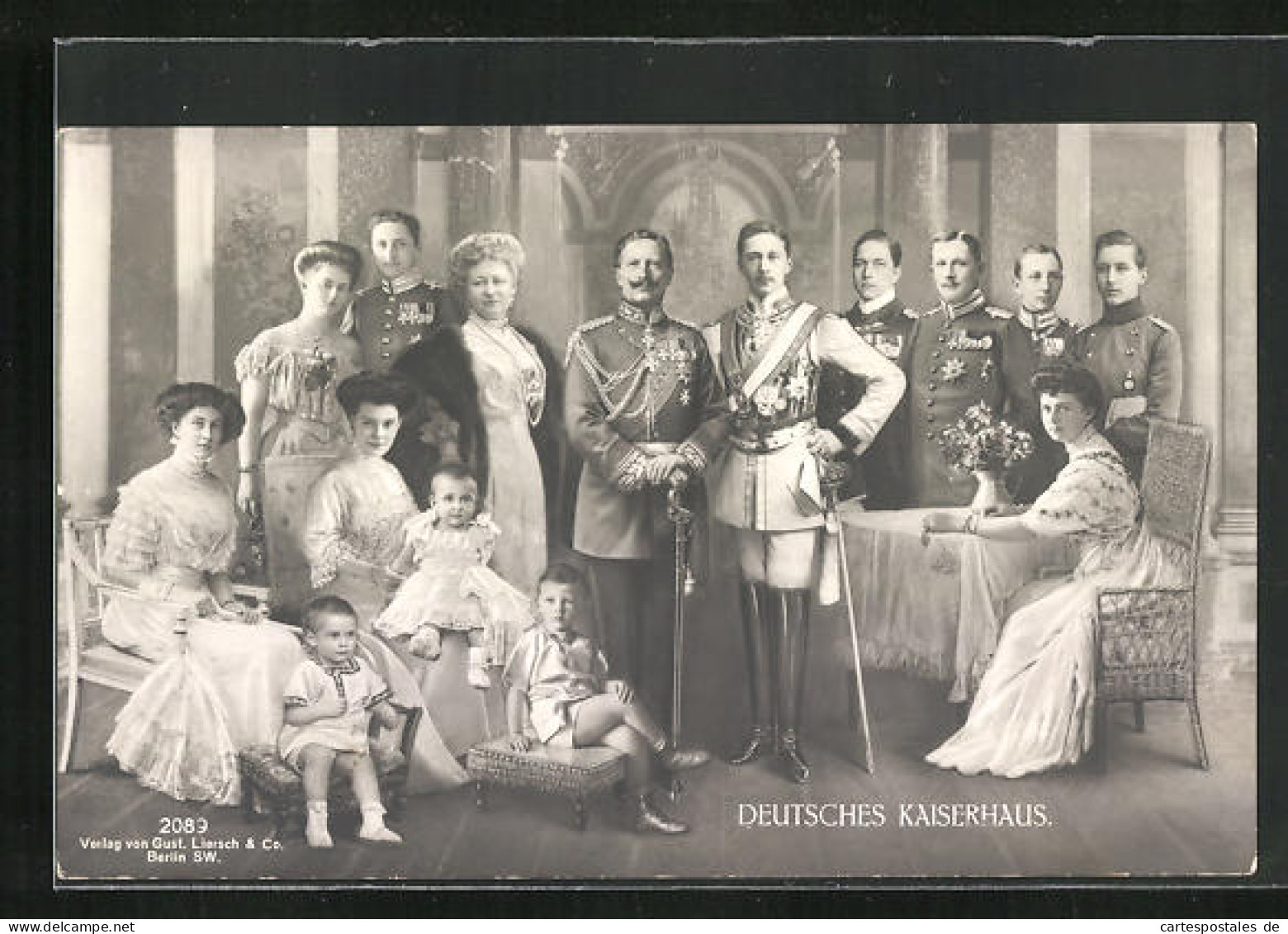 AK Deutsches Kaiserhaus, Das Kaiserpaar, Kronprinz Wilhelm Und Cecilie  - Familles Royales