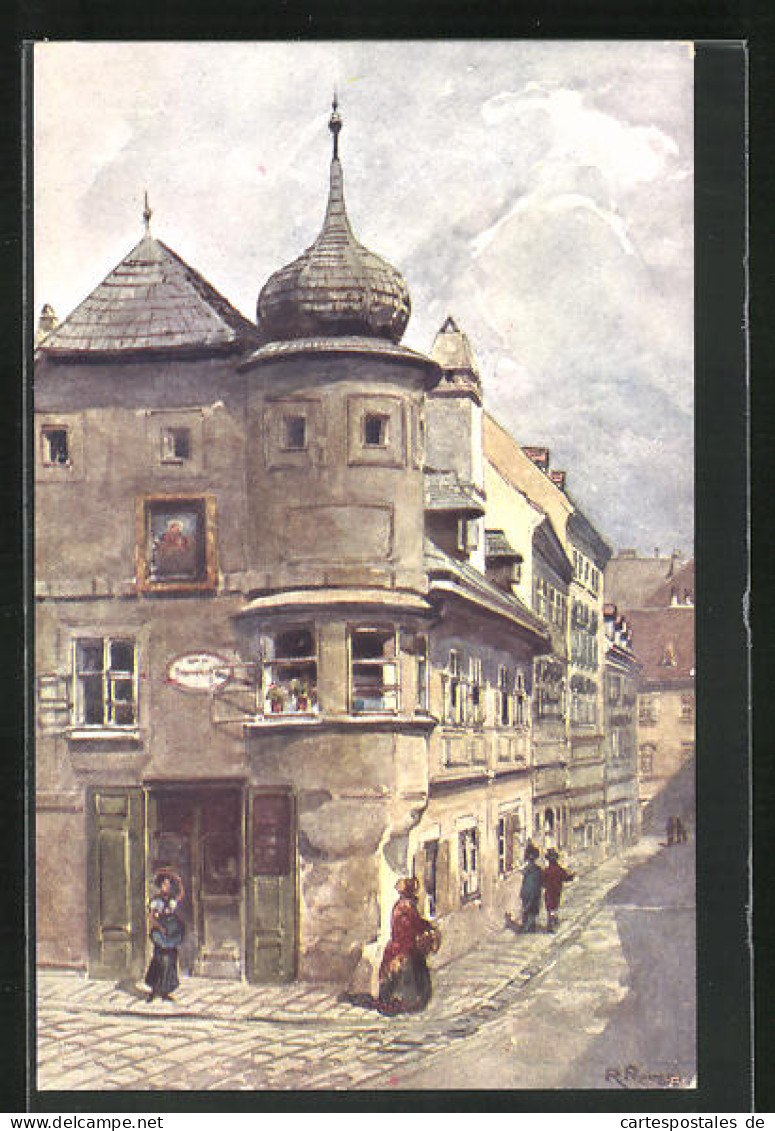 Künstler-AK Rudolf Preuss: Fasszieherhaus Oder Haus Zur Rondelle, Fassziehergasse, Jagdschlösschen  - Sonstige & Ohne Zuordnung