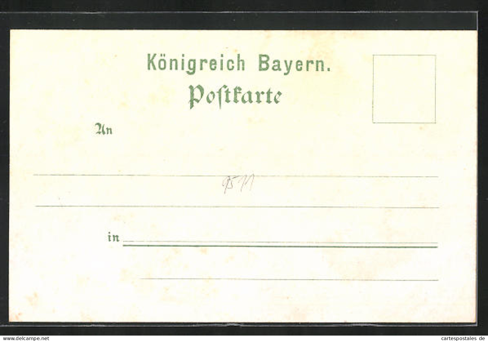 Lithographie Kitzingen /Main, Rathaus, Königsplatz, Krieger-Denkmal, Falterturm  - Kitzingen