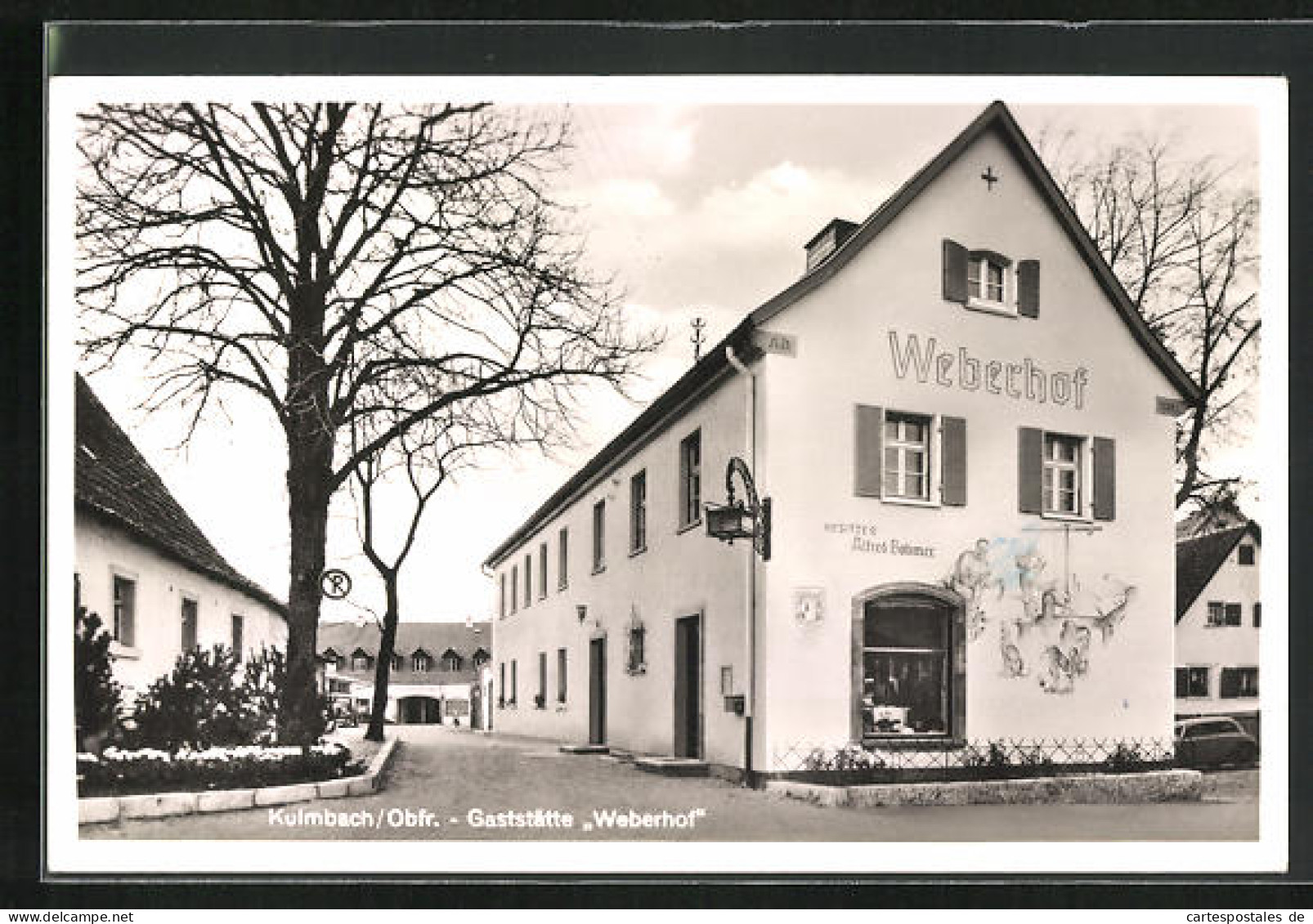 AK Kulmbach /Obfr., Gasthaus Weberhof  - Kulmbach