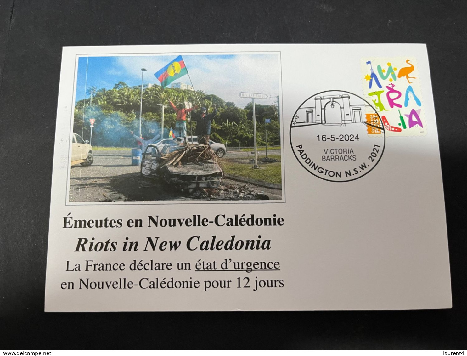 17-5-2024 (5 Z 23) (émeute) Riots In New Caledonia And France Declare "état D'urgence" Fo 12 Days (olympic Flame 11-6 ?) - Autres & Non Classés