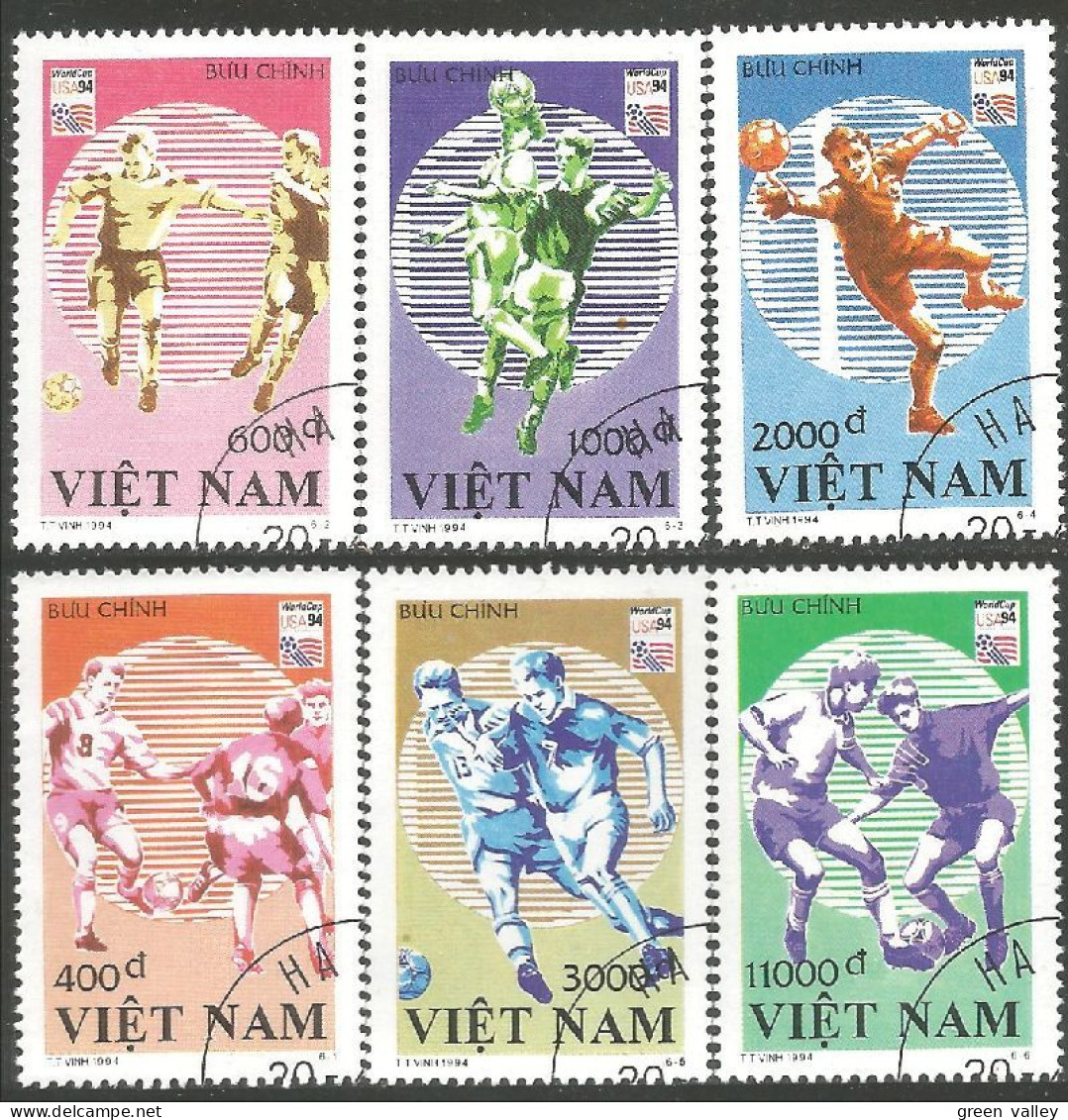 FB-35a Vietnam USA 1994 Football Soccer - Sonstige & Ohne Zuordnung