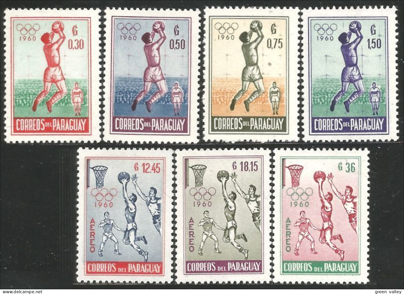 JO-4 Paraguay Basketball Basket-ball Olympiques 1960 Rome Roma - Ete 1960: Rome