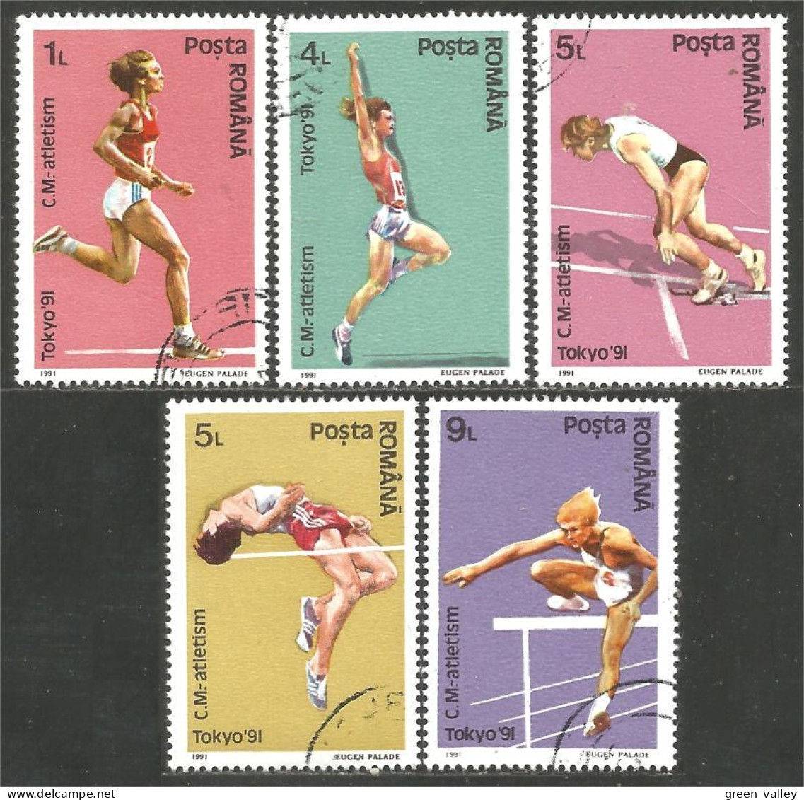 SPAT-25 Roumanie Athletisme Running Course Coureur Haies Hurdles Saut Jump - Athlétisme