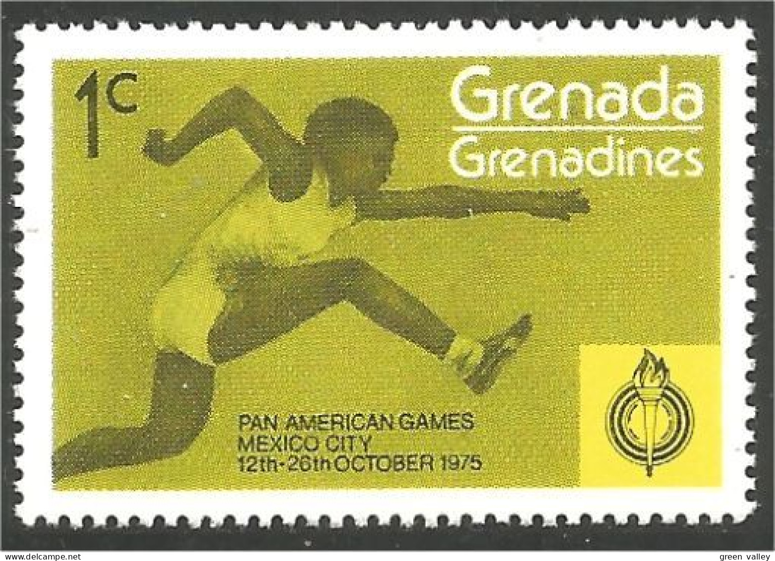SPAT-11 Grenada Athletisme Running Course Coureur Haies Hurdles MNH ** Neuf SC - Atletiek