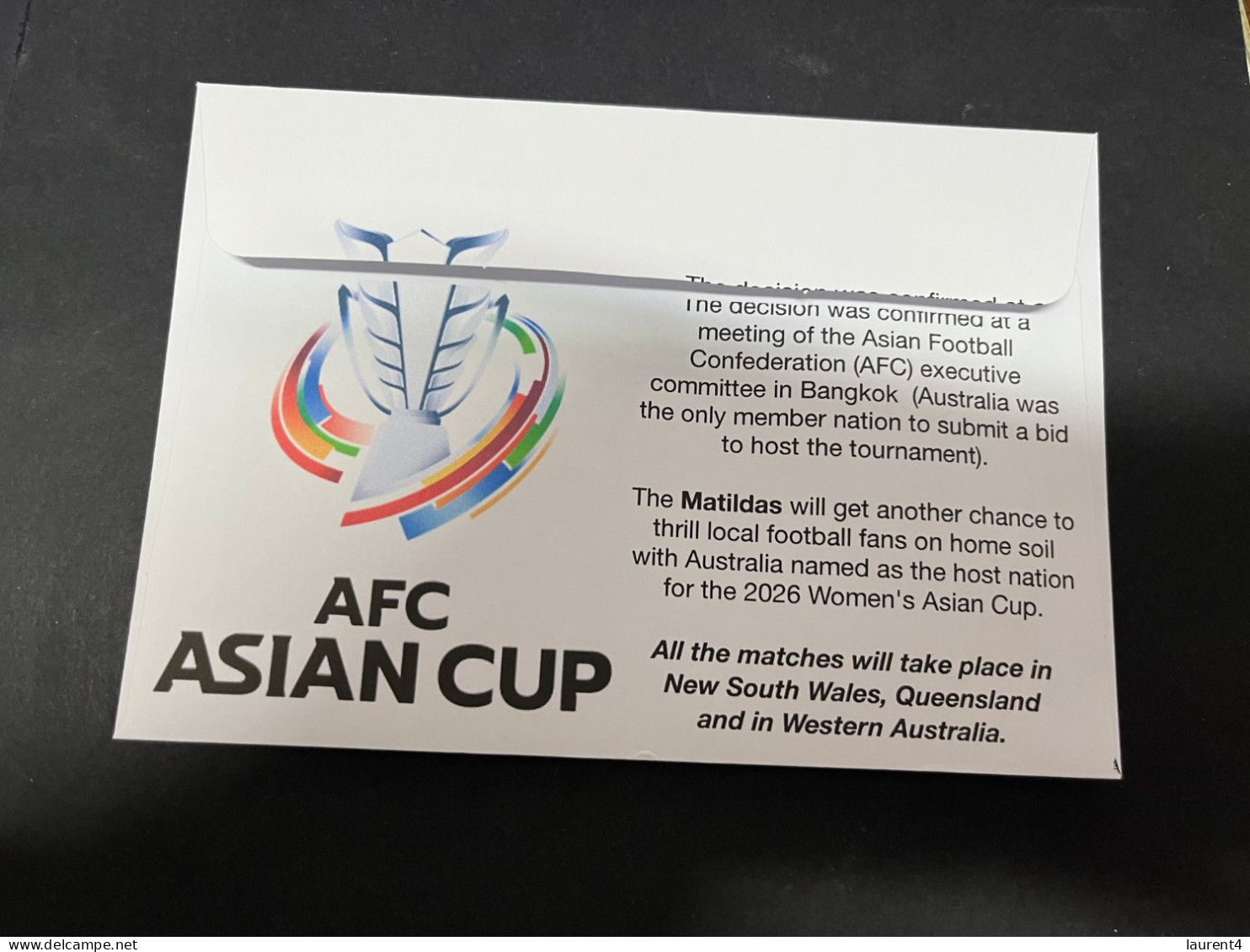 17-5-2024 (5 Z 23) Australia Is Awarded The 2026 Women's Asian Footbal Cup To Be Host Country - Sonstige & Ohne Zuordnung