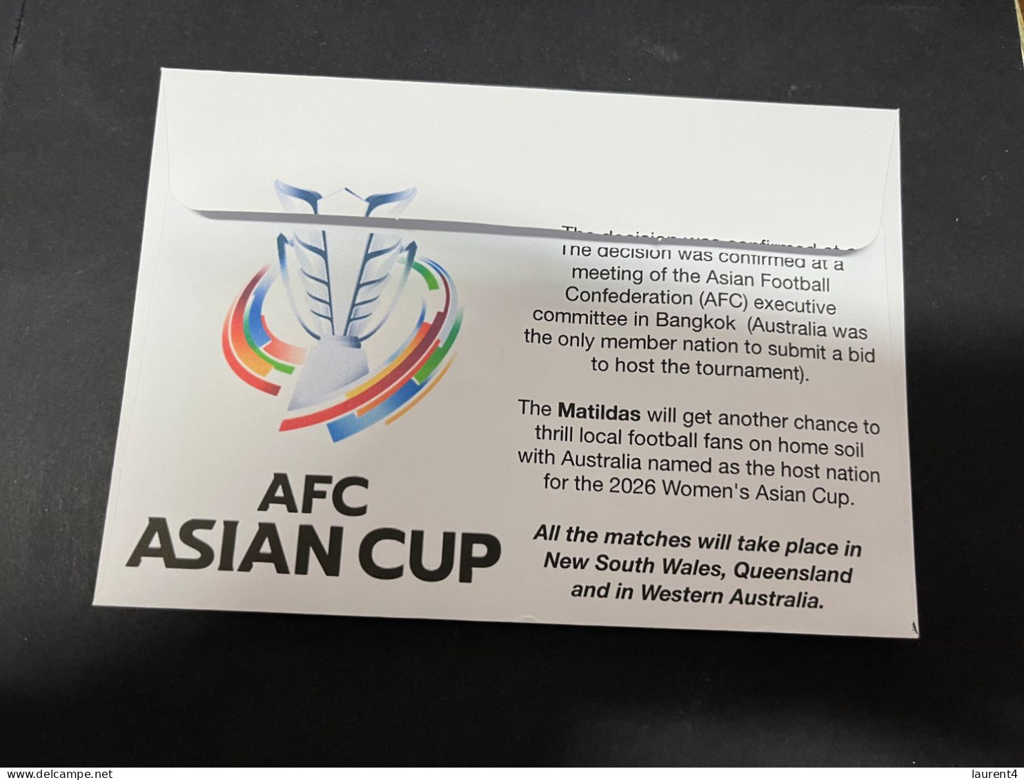 17-5-2024 (5 Z 23) Australia Is Awarded The 2026 Women's Asian Footbal Cup To Be Host Country - Autres & Non Classés