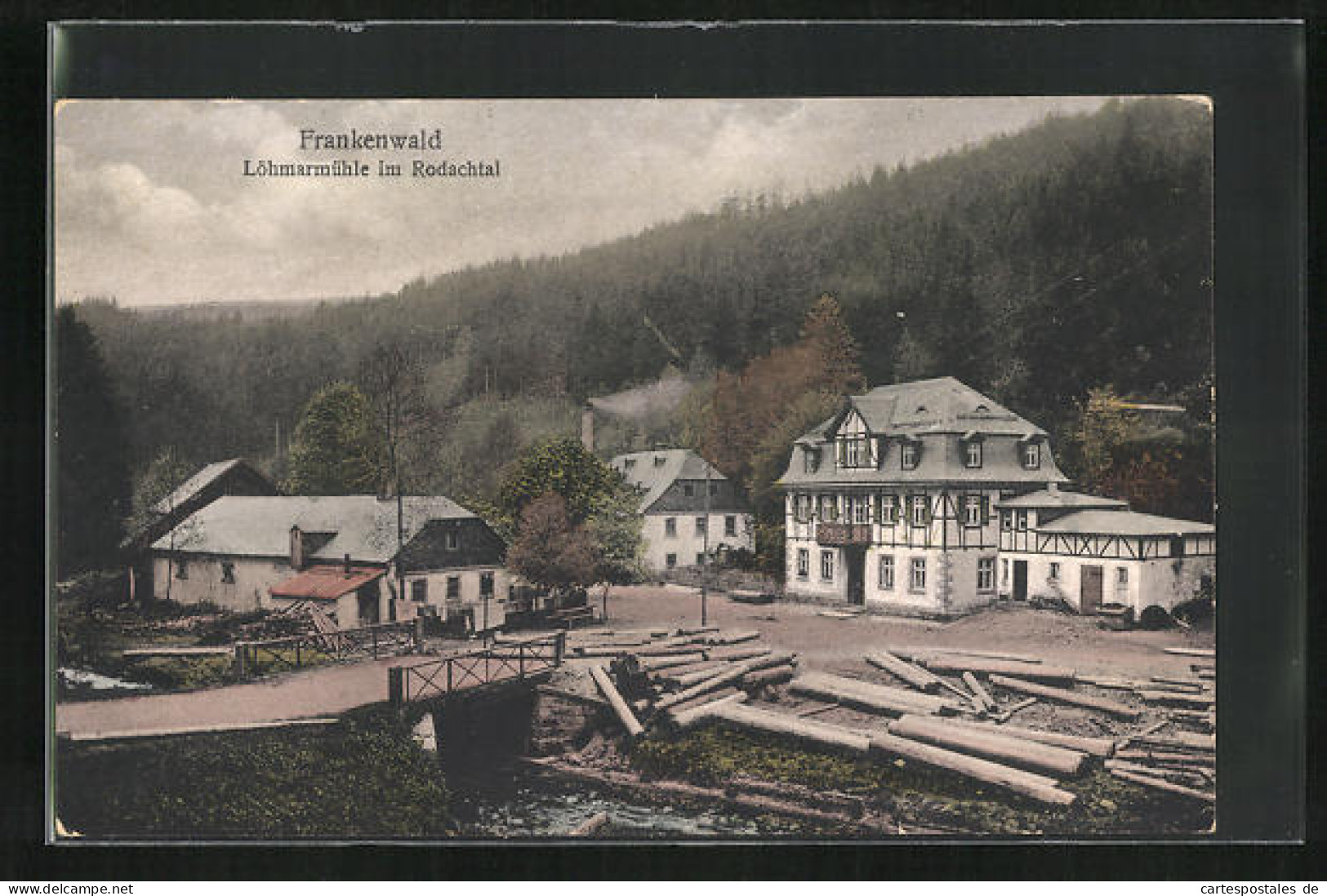 AK Schwarzenbach Am Wald, Löhmarmühle Im Rodachtal  - Bad Rodach