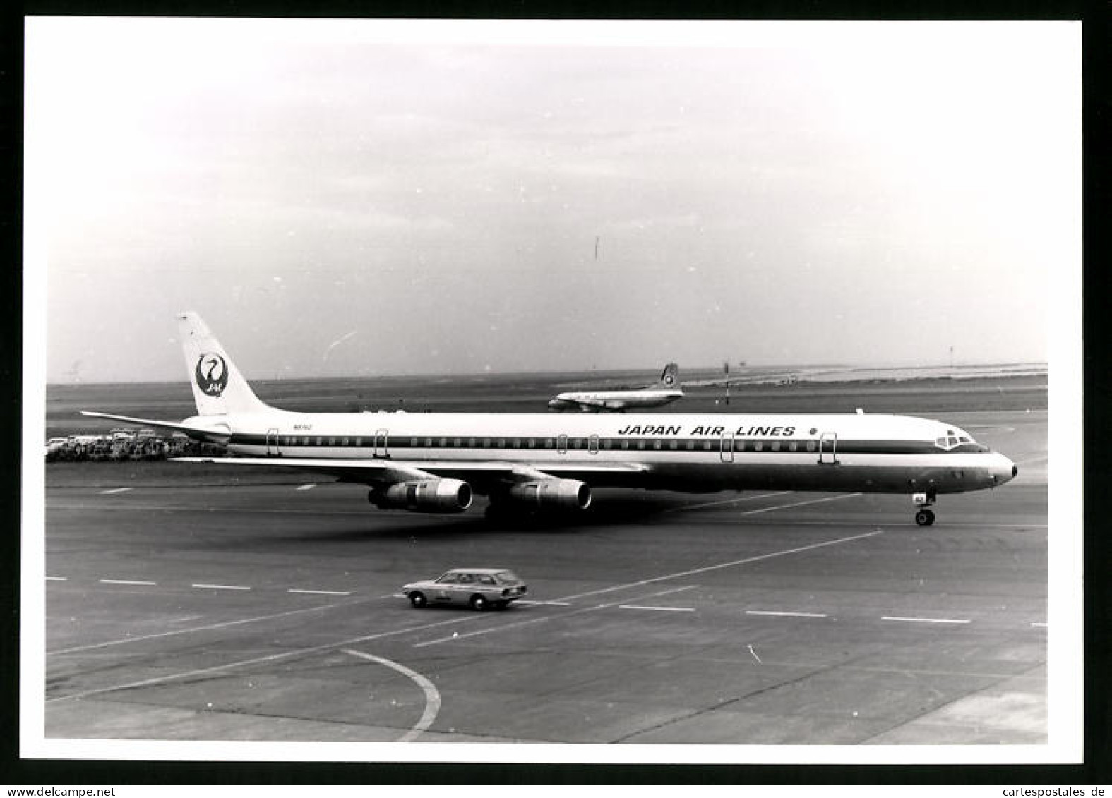 Fotografie Flugzeug Douglas DC-8, Passagierflugzeug Der Japan Air Lines, Kennung N8762  - Aviation