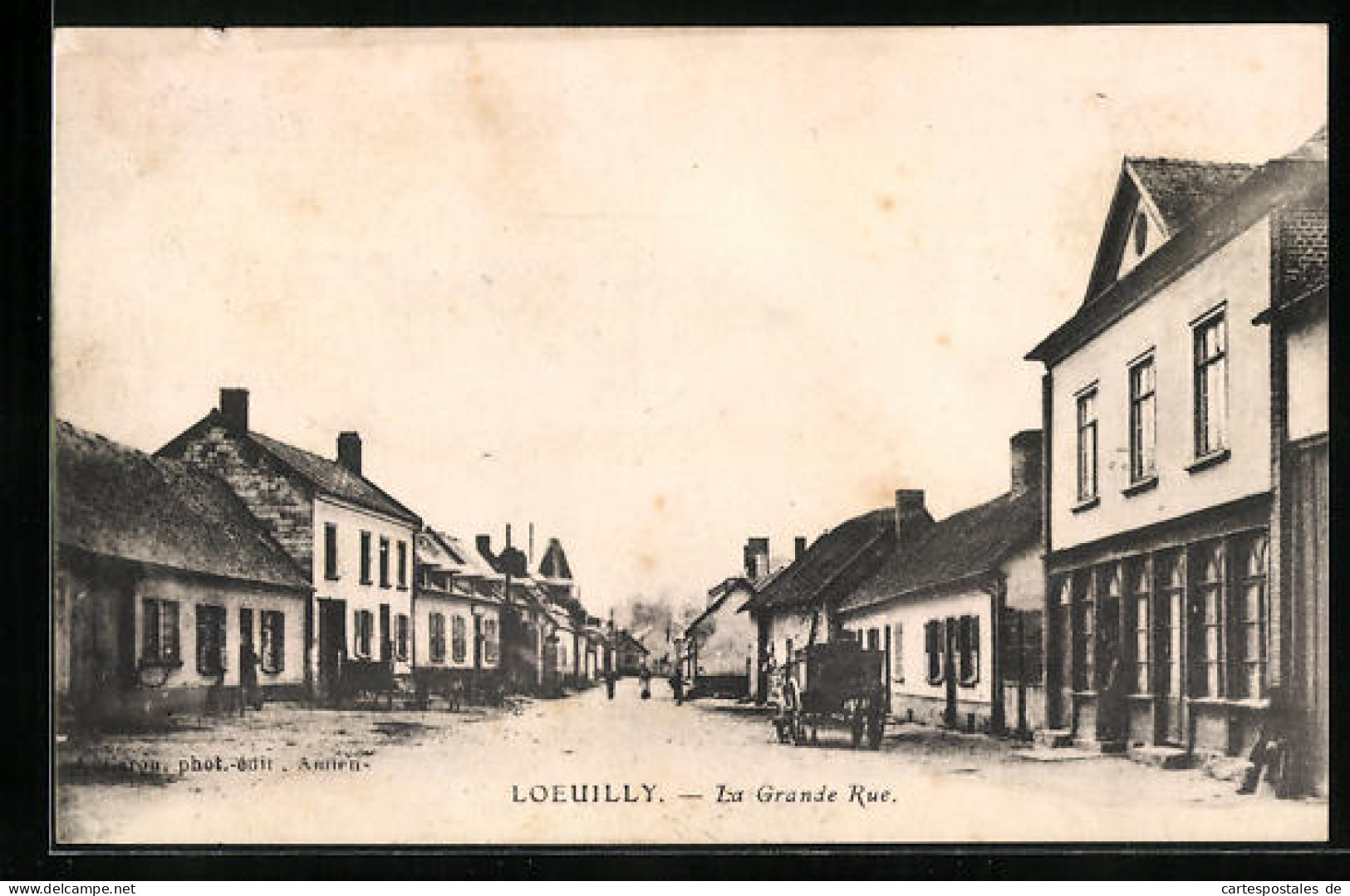 CPA Loeuilly, La Grande Rue  - Andere & Zonder Classificatie