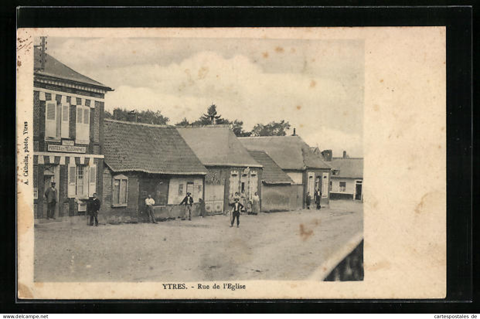 CPA Ytres, Rue De L`Eglise  - Andere & Zonder Classificatie