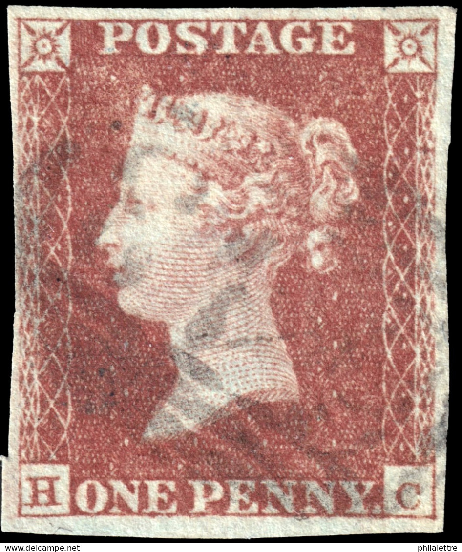 GB / England -1849/50 SG8 (SpecBS31) 1d Red-brown Plate 95 (HC) Used Barred Numeral 643 Of RICKMANSWORTH (Hertfordshire) - Gebraucht