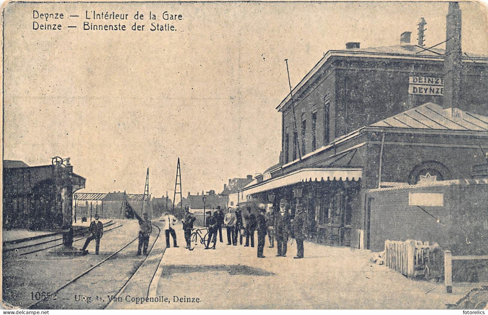DEINZE - Statie Station Gare Bahnhof - DEYNZE - CPA - AK - Deinze