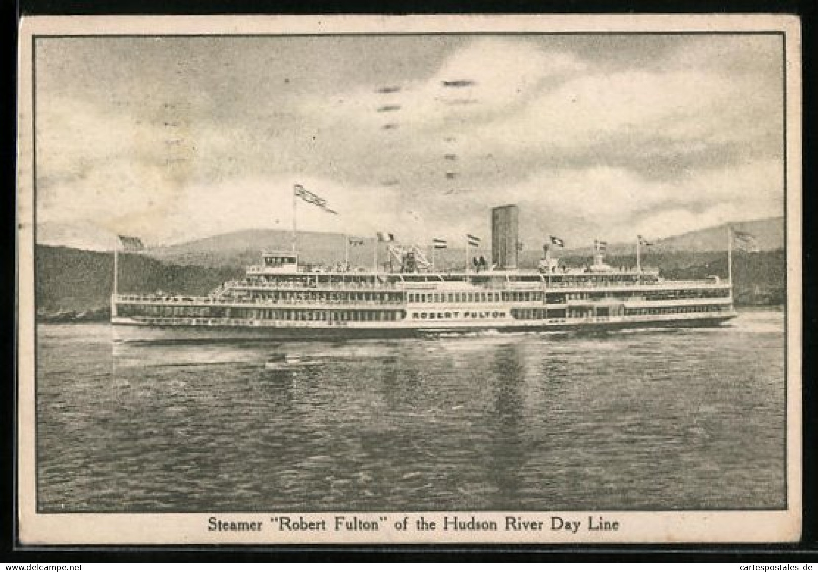 AK Steamer Robert Fulton Of The Hudson River Day Line  - Autres & Non Classés