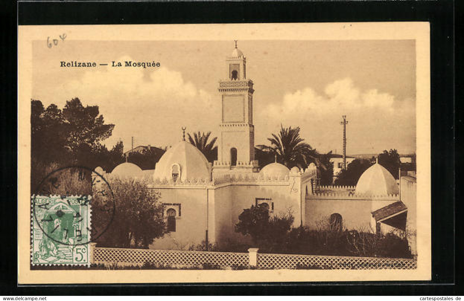 CPA Relizane, La Mosquée  - Alger